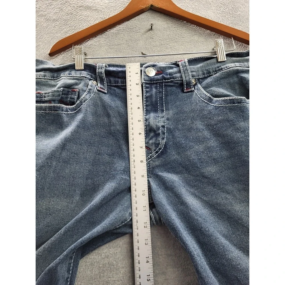 True Religion Men Jeans 36 Blue Denim Rocco Relaxed Skinny 29